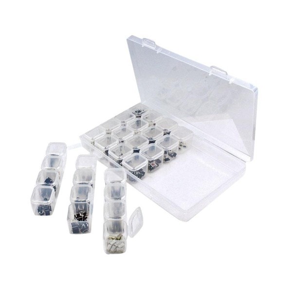 Box of Assorted Button Switch for Remote  280 pieces , 28 models