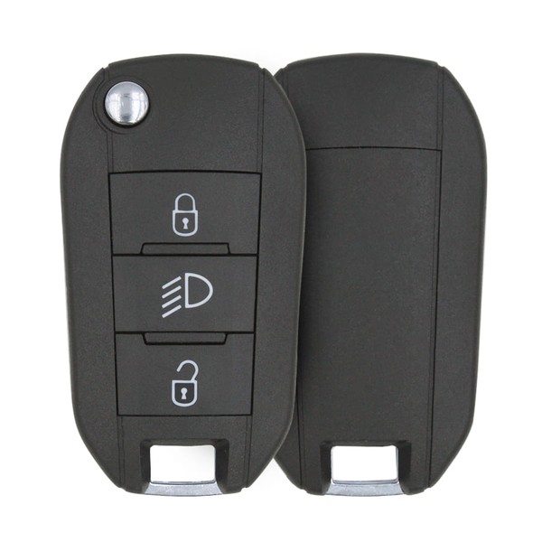 Peugeot 3008 Flip Key Uzaktan Kumanda 434MHz 3 Buton