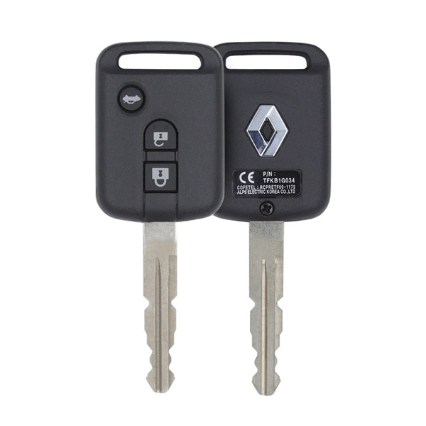 Yenilenmiş Renault SCALA Head Key Remote 2013 433MHz