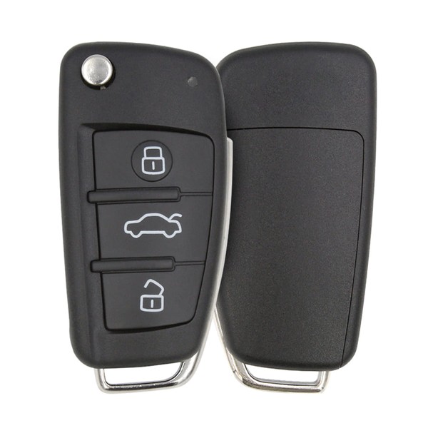 Audi A4 2005 2008 Flip Key Remote 433MHz 3 Buttons
