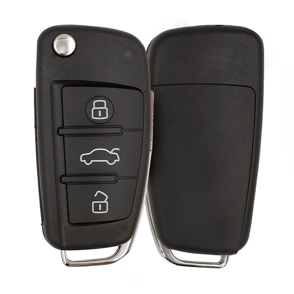 Audi Q3 A3 Normal Flip Key Remote 2014 2018 433MHz