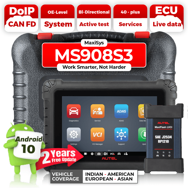 Augel Maxisys MS908S3 - comprimé de diagnostic de niveau pro