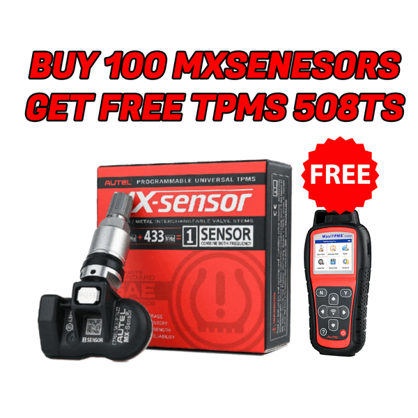 100 Autel MX Sensors + Free WF508TS TPMS Tool