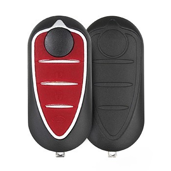 Alfa Romeo Mito Delphi Tipo BSI Chave Remota Flip 3 Botões 433MHz