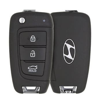 Genuine Hyundai Accent Flip Key Remote 2024 P/N: 95430-AY000 433MHz