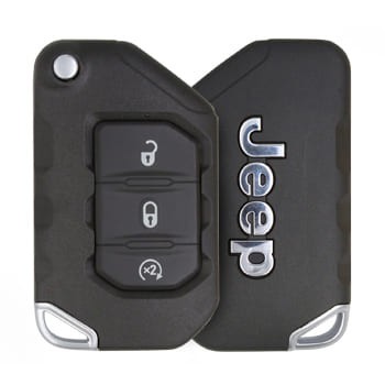 Genuine Jeep Wrangler Flip Key Remote 2018 P/N: 68416787AD 433MHz