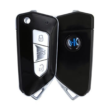 Keydiy KD NB34-3 Universal Flip Key Remote 3 Buttons VW Type