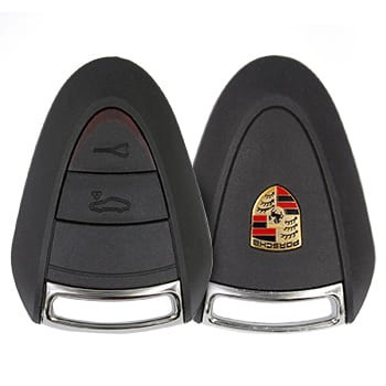 Chave remota genuína Porsche Head 2009 2012 433 MHz 2 botões