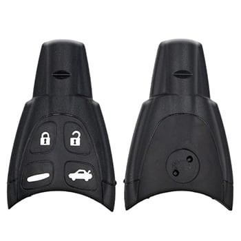 Clé télécommande Saab 433 MHz ID FCC : LTQSAAM433TX 4 boutons Aftermarket