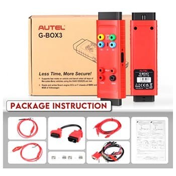 Autel G-Box 3 Mercedes Benz İçin Tüm Anahtar Kayıp