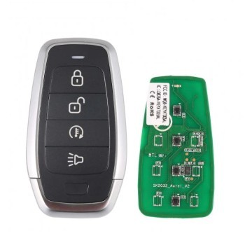 Autel ikeyat004dl Independent Universal Smart Remote Key 4 Boutons