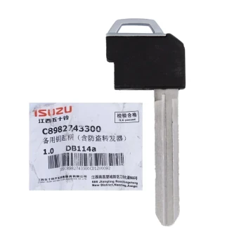 Original Isuzu 2014-2022 Emergency Key Blade P/N: C898743300