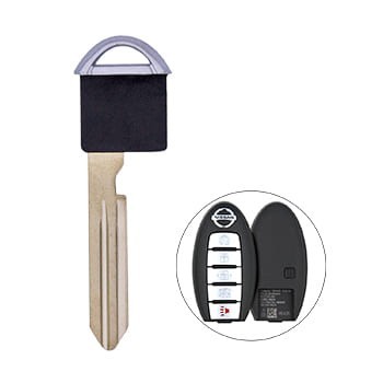 Nissan Smart Key Remote Notschlüsselblatt Chrom