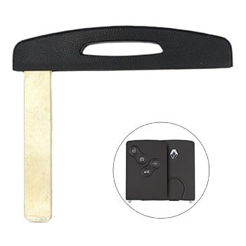 Renault Clio Megane Safrane 2008–2012 Fernbedienungskarte Laser-Notfallschlüssel...
