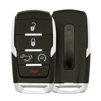Dodge Ram 2019-2021 Smart Key Remote Shell 5 boutons Démarrage automatique