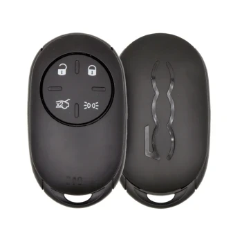 Fiat 500 Smart Remote Key Shell 4 Buttons Aftermarket Brand - Light