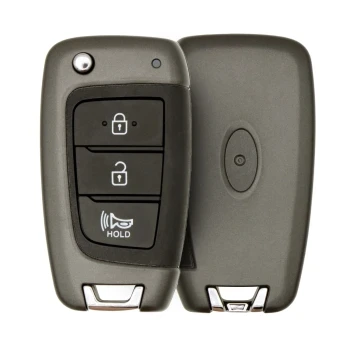 Hyundai Kona 2018 2022 Flip Remote Key Shell 3 Buttons