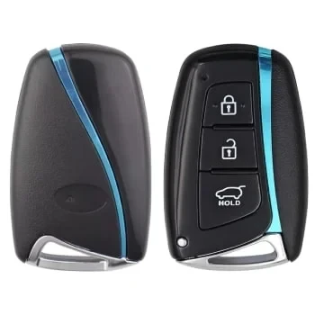 Hyundai Santa Fe 2013 Smart Proximity Key Shell 3 Buttons SUV Trunk