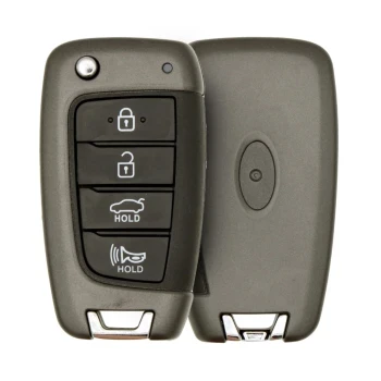 Hyundai Accent 2018 2022 Flip Remote Key Shell 4 Buttons