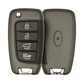 Hyundai Santa Fe 2018 2022 Flip Remote Key Shell 4 Buttons