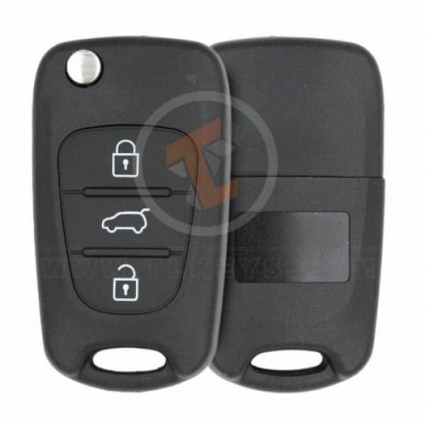 Hyundai 2010-2013 Flip Remote Shell 3 Düğme SUV Gövde TOY40 Blade