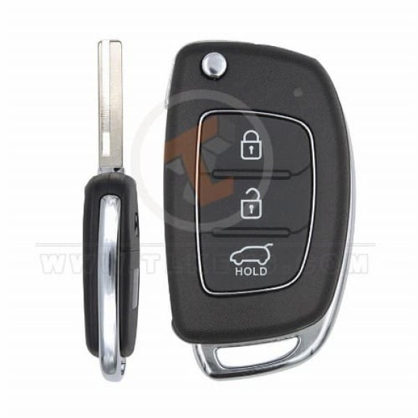 Hyundai 2014-2019 Flip Remote Shell 3 Düğme SUV Gövde HYN17R Blade