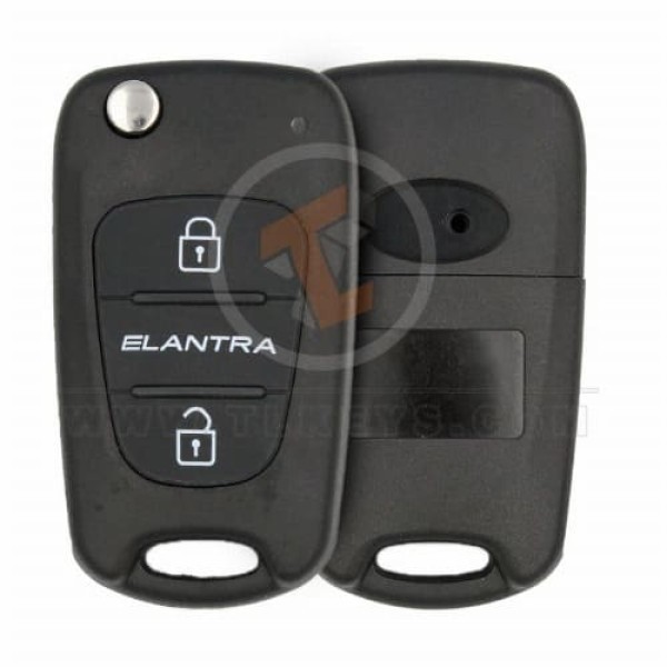 Hyundai Elantra 2012-2016 Çevirme Anahtarı Uzaktan Kabuk 2 Düğme HYN14 Blade...