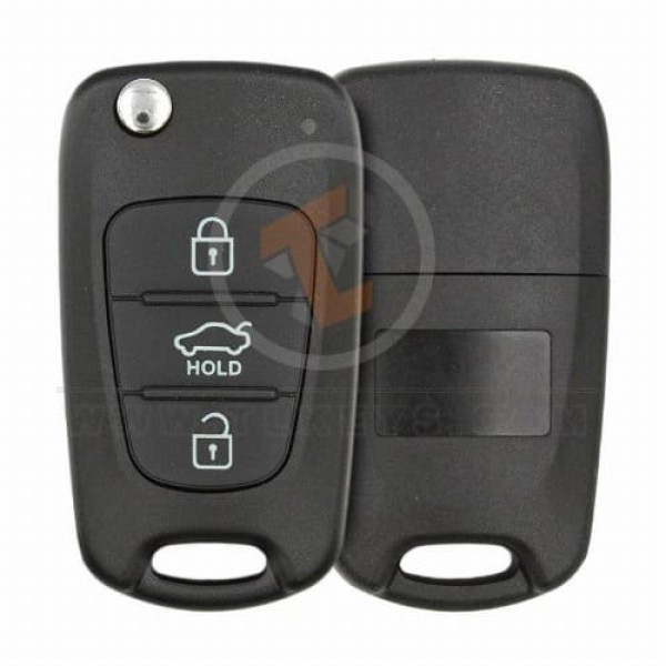 Hyundai Sedan Çevirme Anahtarı Uzaktan Kumanda Kabuğu 3 Düğme Sedan Gövde TOY40 ...