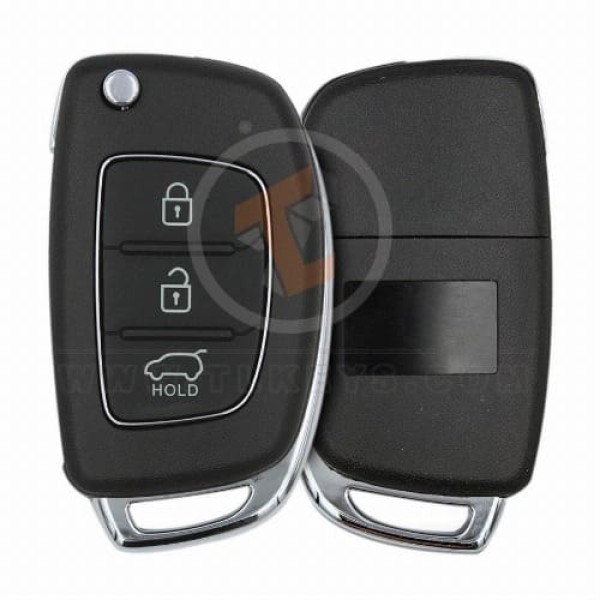 Kia Hyundai 2008-2012 Krom Çevirme Uzaktan SUV Bagaj Kabuğu 3 Düğme