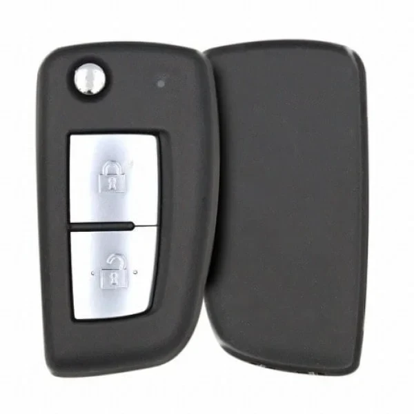 Nissan Rogue Sunny Kicks 2014-2021 Flip Remote Key Shell 2 Buttons