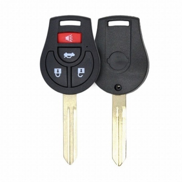Nissan Sunny 2008–2016 Hauptschlüssel-Ferngehäuse, 4 Tasten, Aftermarket...