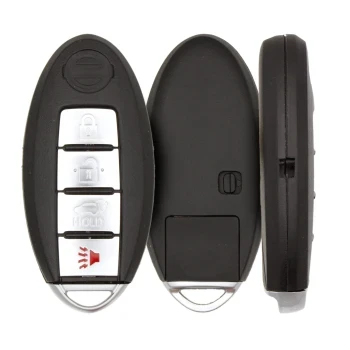 Marque de marché des accessoires de boutons de la coque 4 de clé à distance de proximité intelligente de Nissan