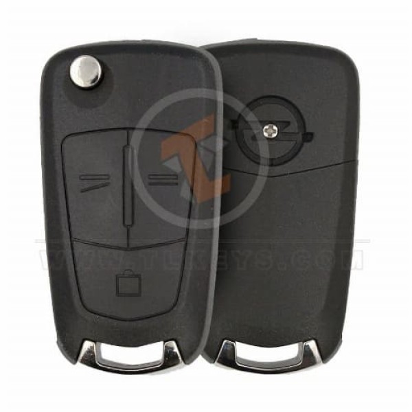 Opel Astra 2004-2010 Çevirme Anahtarı Uzaktan Kumanda Kabuğu 3 Düğme Satış Sonra...