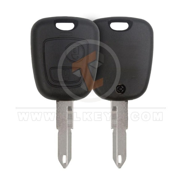 Peugeot 206 2003-2009 Kafa Anahtarı Uzaktan Kumanda Kabuğu 2 Buton
