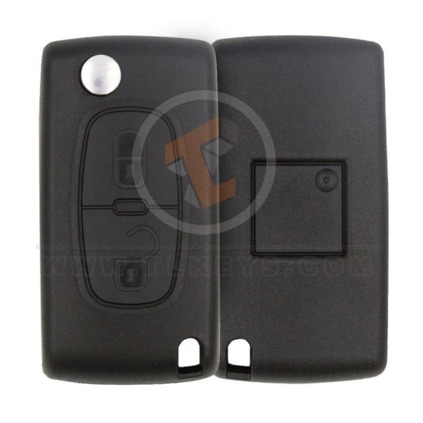 Peugeot Tüm Modeller 2003-2016 Flip Remote Shell 2 Düğme