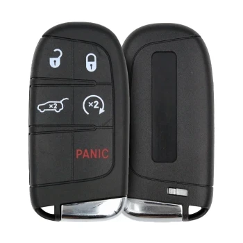 Dodge Jeep SRT 2014-2020 Smart Key Remote Shell 4+1 Buttons With Laser Blade
