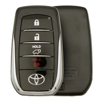 Toyota Land Cruiser 2016-2021 Akıllı Anahtar Uzaktan Kabuk 4 düğme