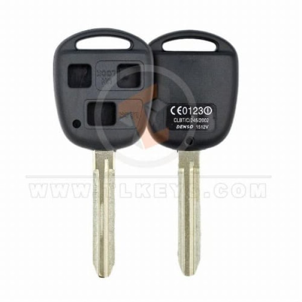 Toyota 2000-2005 Kafa Anahtarı Uzaktan Kumanda Kabuğu 3 Düğme TOY4 Satış Sonrası...
