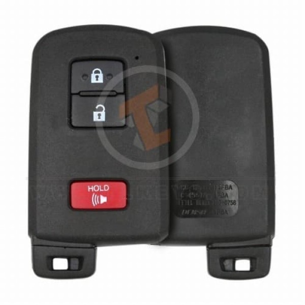 Toyota Camry Corolla RAV4 2013-2017 2+1 Düğme ABD Smart Shell