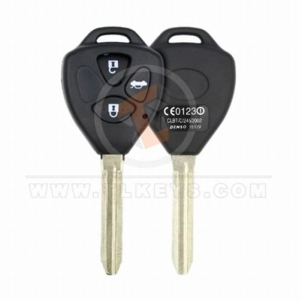Toyota Prado Warda 2010-2013 TOY43 Kafa Anahtarı Uzaktan Kabuk 3 Düğme