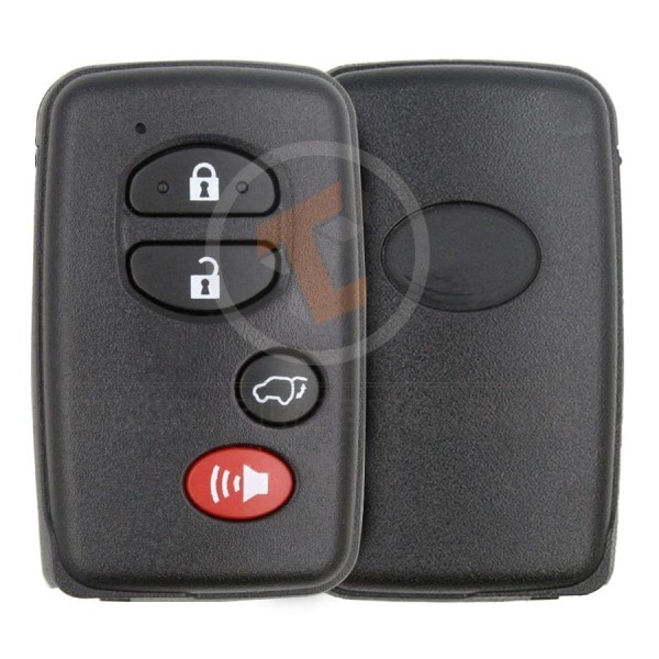 Toyota Land Cruiser 2010 Akıllı Anahtar Uzaktan Kumanda Kabuğu 4 Düğme SUV Bagaj...