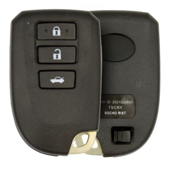 Toyota Yaris 2012-2018 Smart Key Remote Shell 3 Buttons