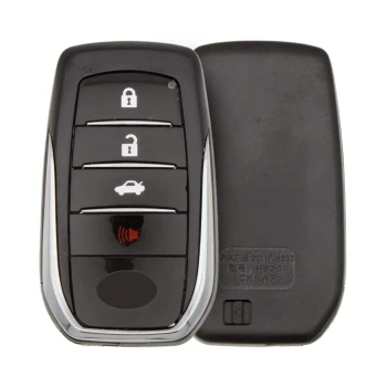 Carcasa de llave remota de proximidad inteligente Toyota Land Cruiser 4 botones