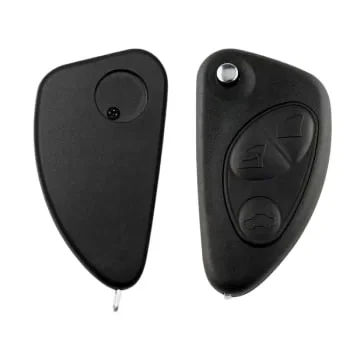 Alfa Romeo 2010-2016 Flip Key Remote Shell 3 botões marca de reposição