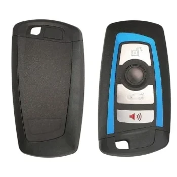 BMW CAS4 Smart Proximity Key Shell 4 Buttons Aftermarket Brand - Blue