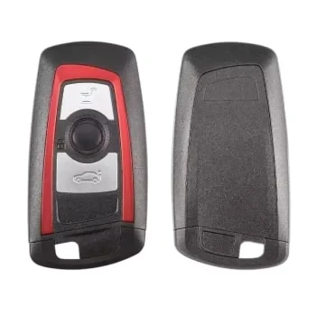 BMW CAS4 Smart Proximity Key Shell 3 Buttons Aftermarket Brand - Red