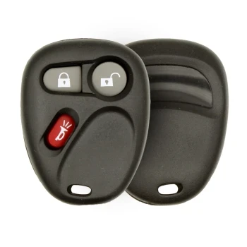 Chave remota Chevrolet GMC Medal 3 botões sem suporte de bateria