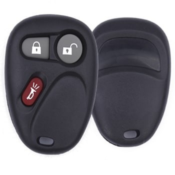 Chevrolet GMC Medal Remote Key Shell 3 Buttons without Battery Holder