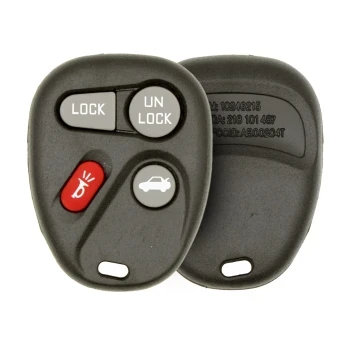 Chevrolet GMC 1998-2002 Chave remota 4 botões com suporte de bateria