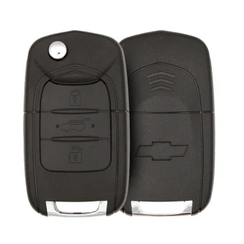 Chevrolet Captiva 2020 2023 Coque Télécommande Clé Flip 3 Boutons